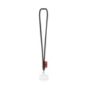 WATFORD. SET Lanyard TUBE Long (Ø 7 mm) con moschettone a grilletto da 9 mm, chiusura di sicurezza da Ø 7 mm e porta badge/tessera rigido da 91 x 68 mm