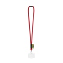 WATFORD. SET Lanyard TUBE Long (Ø 7 mm) con moschettone a grilletto da 9 mm, chiusura di sicurezza da Ø 7 mm e porta badge/tessera rigido da 91 x 68 mm