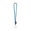WATFORD. SET Lanyard TUBE Long (Ø 7 mm) con moschettone a grilletto da 9 mm, chiusura di sicurezza da Ø 7 mm e porta badge/tessera rigido da 91 x 68 mm