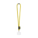 WATFORD. SET Lanyard TUBE Long (Ø 7 mm) con moschettone a grilletto da 9 mm, chiusura di sicurezza da Ø 7 mm e porta badge/tessera rigido da 91 x 68 mm