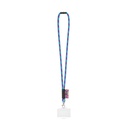 WATFORD. SET Lanyard TUBE Long (Ø 7 mm) con moschettone a grilletto da 9 mm, chiusura di sicurezza da Ø 7 mm e porta badge/tessera rigido da 91 x 68 mm