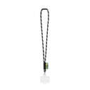 WATFORD. SET Lanyard TUBE Long (Ø 7 mm) con moschettone a grilletto da 9 mm, chiusura di sicurezza da Ø 7 mm e porta badge/tessera rigido da 91 x 68 mm