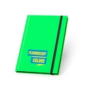 WATTERS. Block notes A5 in PU fluorescente con fogli a righe
