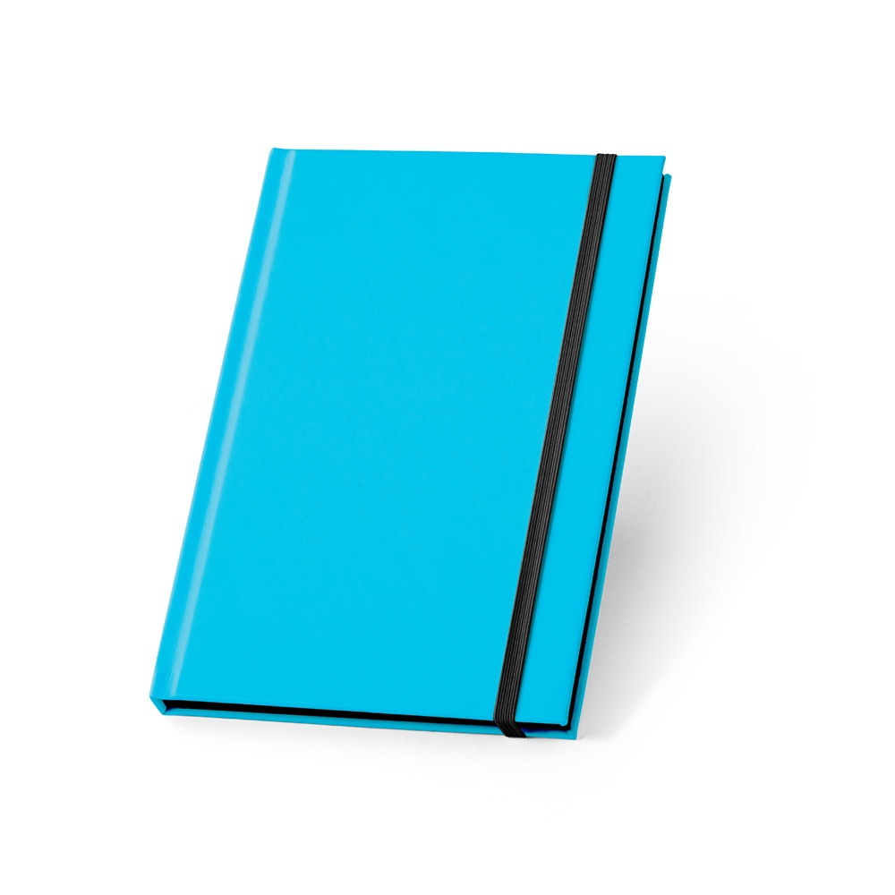 WATTERS. Block notes A5 in PU fluorescente con fogli a righe