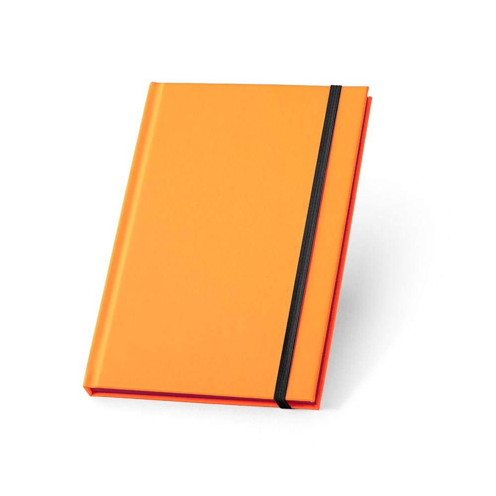 WATTERS. Block notes A5 in PU fluorescente con fogli a righe