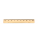 WESLEY 20. Righello in legno di pino con scala graduatada 20 cm