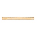 WESLEY 30. Righello in legno di pino con scala graduatada 30 cm