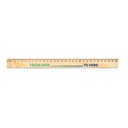 WESLEY 30. Righello in legno di pino con scala graduatada 30 cm
