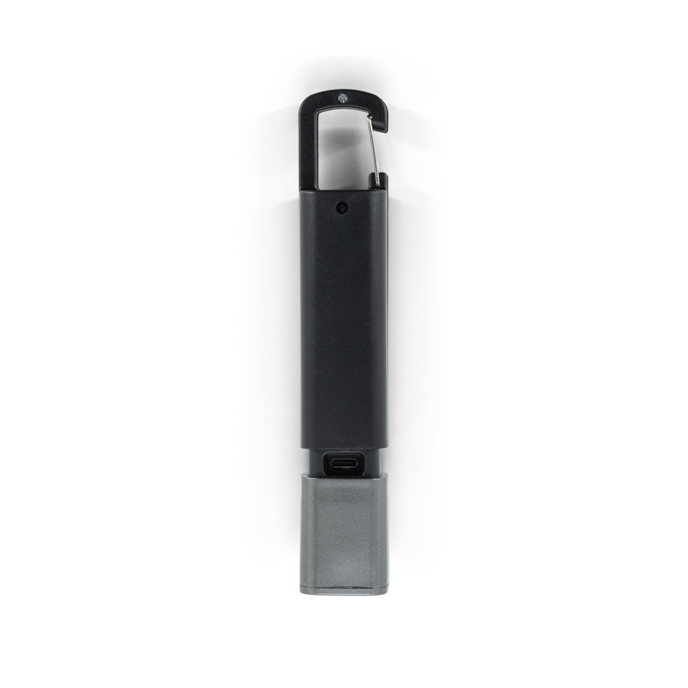 WIGGINS. Torcia in ABS, con una luce LED da 2 W (53 lumen) nella parte anteriore e una luce COB (53 lumen) nella parte superiore