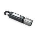 WIGGINS. Torcia in ABS, con una luce LED da 2 W (53 lumen) nella parte anteriore e una luce COB (53 lumen) nella parte superiore