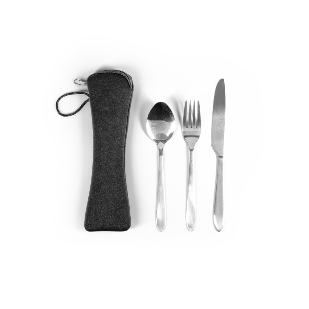 WILEY. Set di posate in acciaio inossidabile composto da 3 pezzi