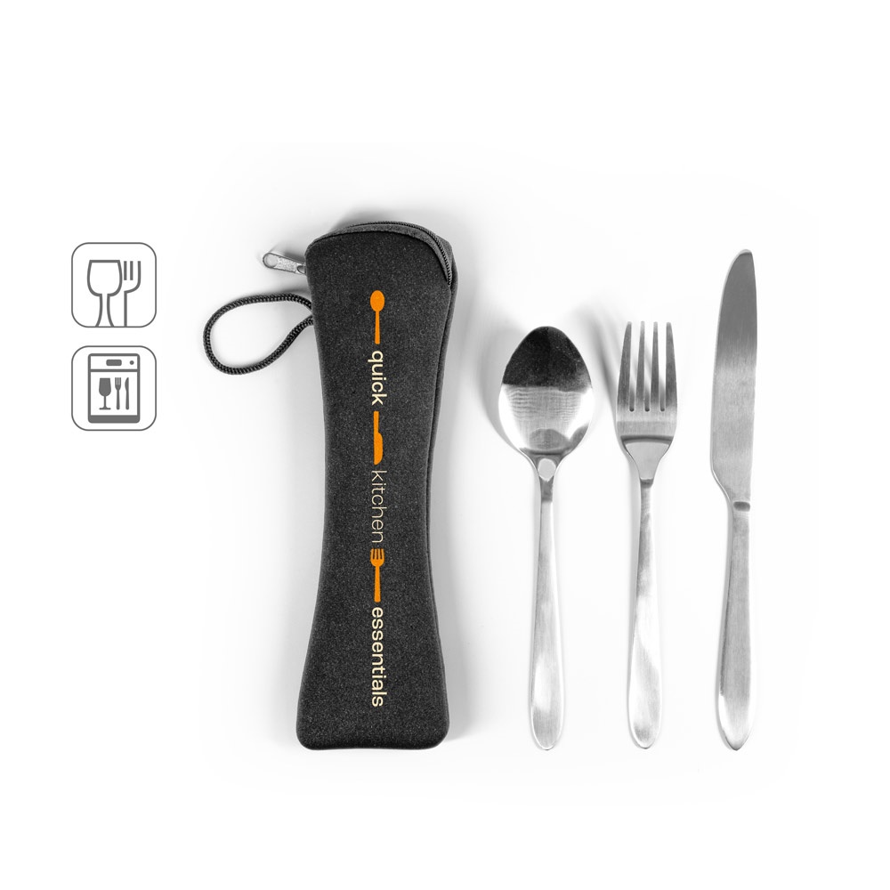 WILEY. Set di posate in acciaio inossidabile composto da 3 pezzi