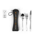 WILEY. Set di posate in acciaio inossidabile composto da 3 pezzi