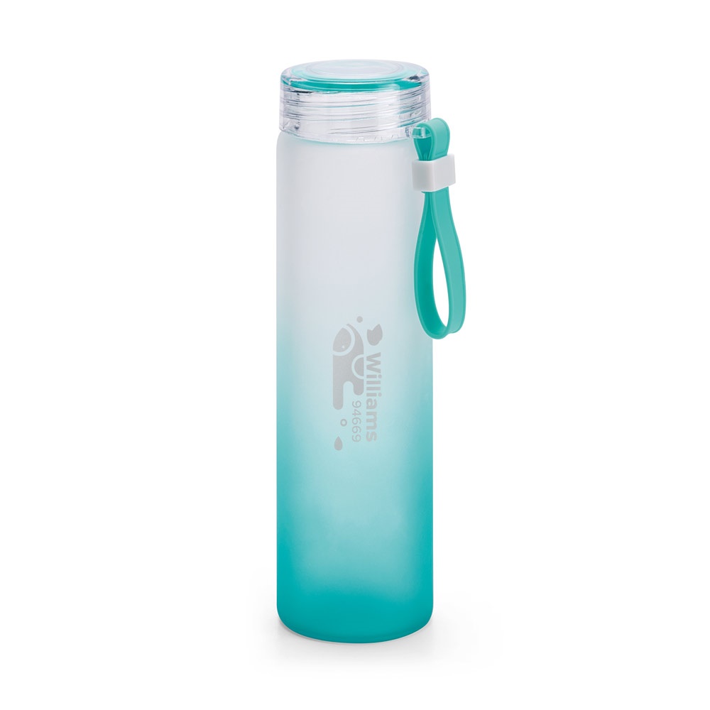 WILLIAMS. Borraccia in vetro borosilicato con tappo in AS 470 mL