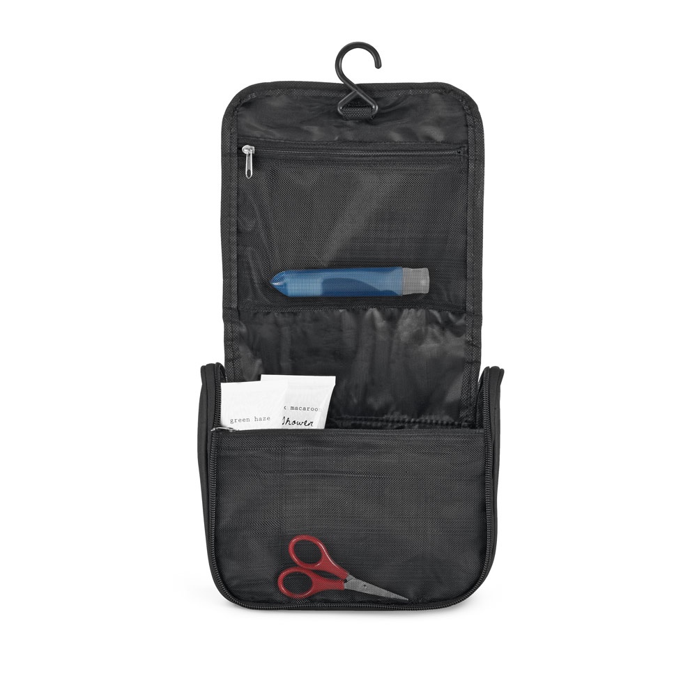 WILLIS. Beauty case in microfibra con varie tasche