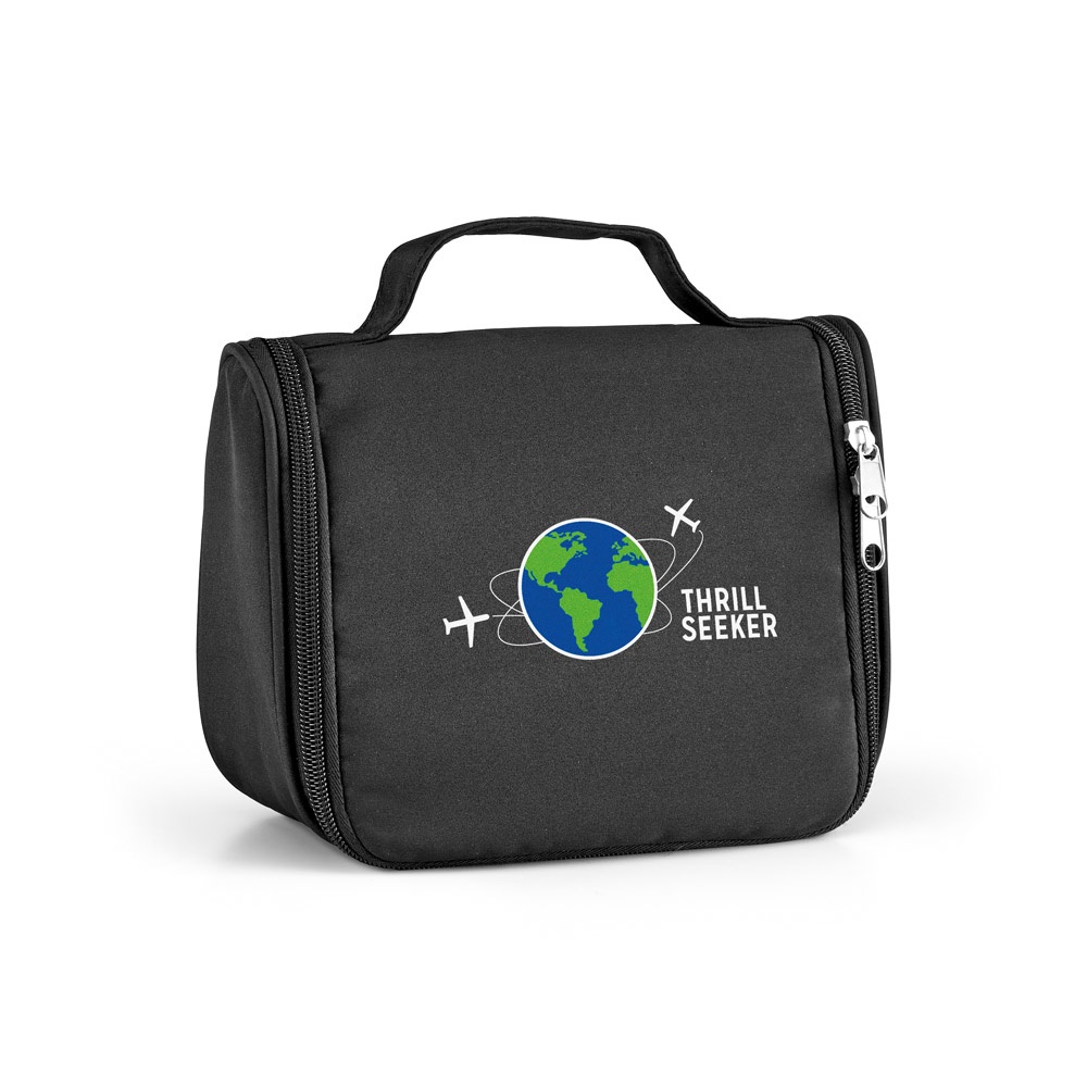 WILLIS. Beauty case in microfibra con varie tasche