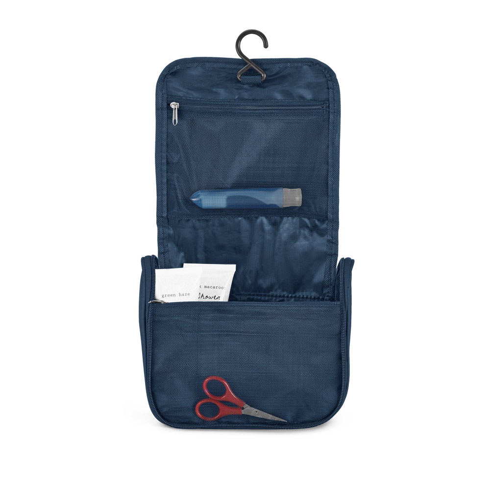WILLIS. Beauty case in microfibra con varie tasche