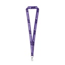 WINDSOR. SET Lanyard SUBLIMATION Long II (20 mm) in poliestere riciclato (100% rPET) con moschettone a leva da 20 mm