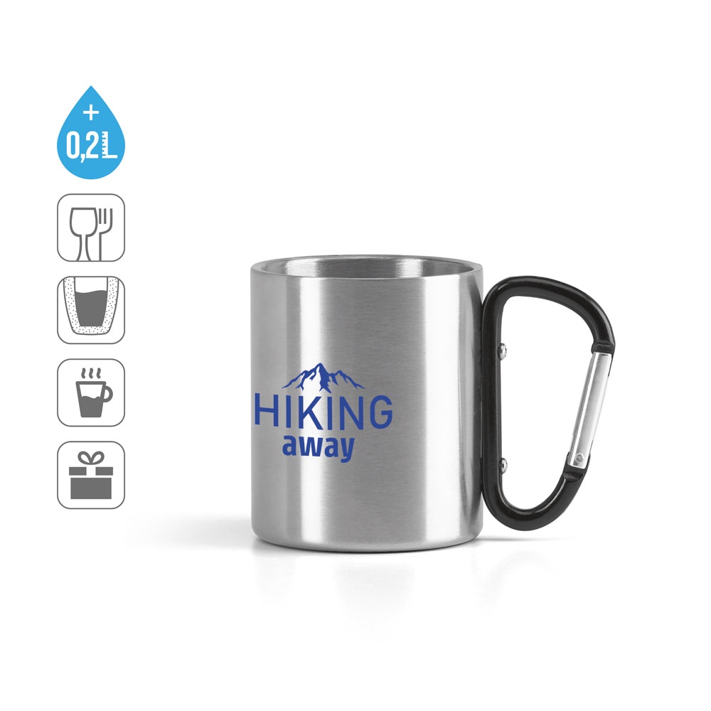 WINGS. Tazza in acciaio inox 230 mL