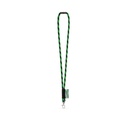 WISBECH. SET Lanyard TUBE Long (Ø 7 mm) con moschettone a leva da 9 mm e chiusura di sicurezza da Ø 7 mm