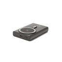 WRIGHT 10. Power bank magnetico con ricarica super rapida in alluminio riciclato e ABS riciclato 10'000 mAh