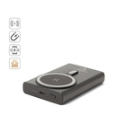 WRIGHT 10. Power bank magnetico con ricarica super rapida in alluminio riciclato e ABS riciclato 10'000 mAh