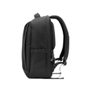 YANGON BPACK. Zaino antifurto, in twill con rivestimento idrorepellente e poliestere riciclato 600D ad alta densità, per laptop da 17.3"