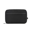 YANGON. Ampia borsa organizer per accessori tecnologici in twill con rivestimento idrorepellente e poliestere riciclato 600D