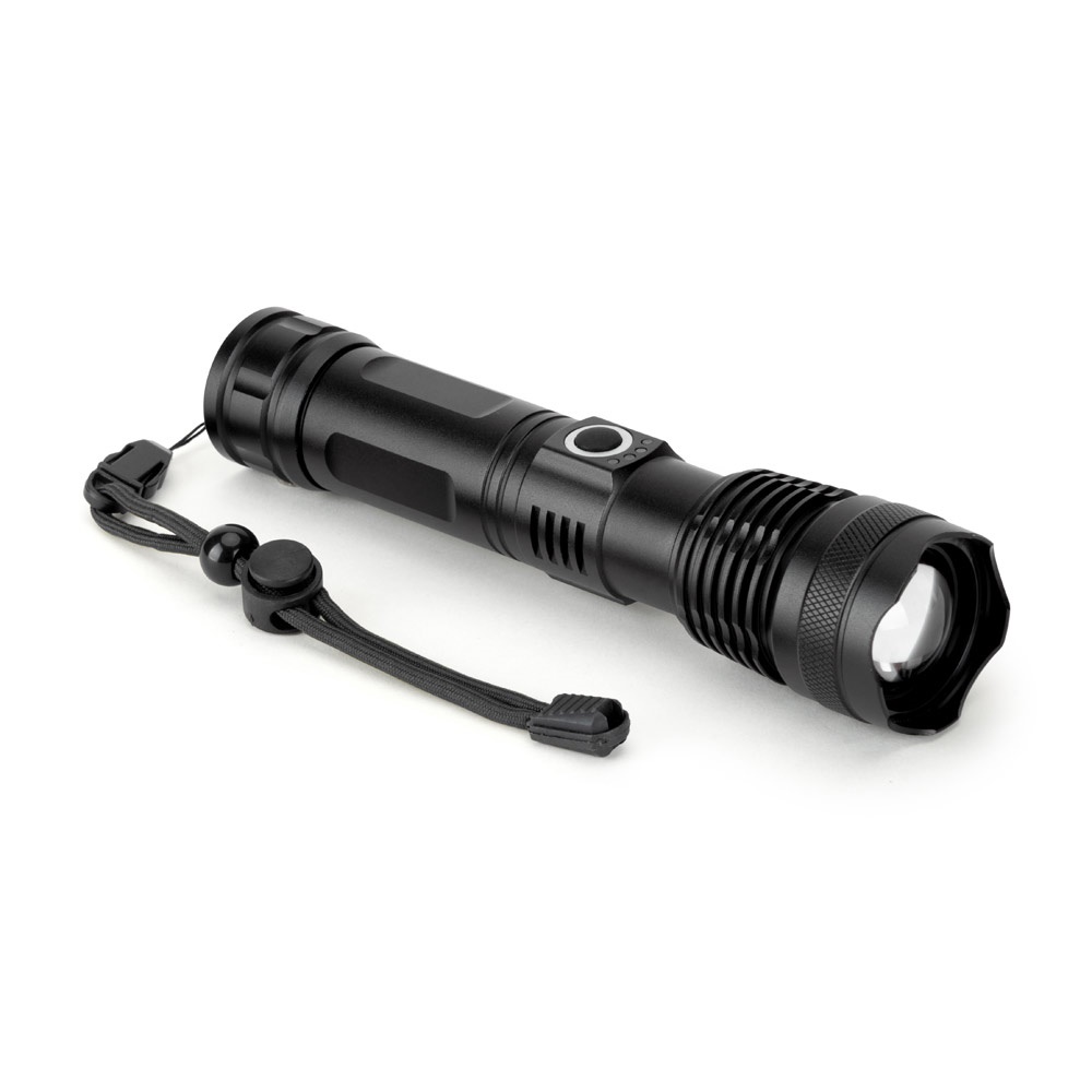 YVIAN. Torcia ricaricabile da 10 W realizzata in alluminio (100% rAL)