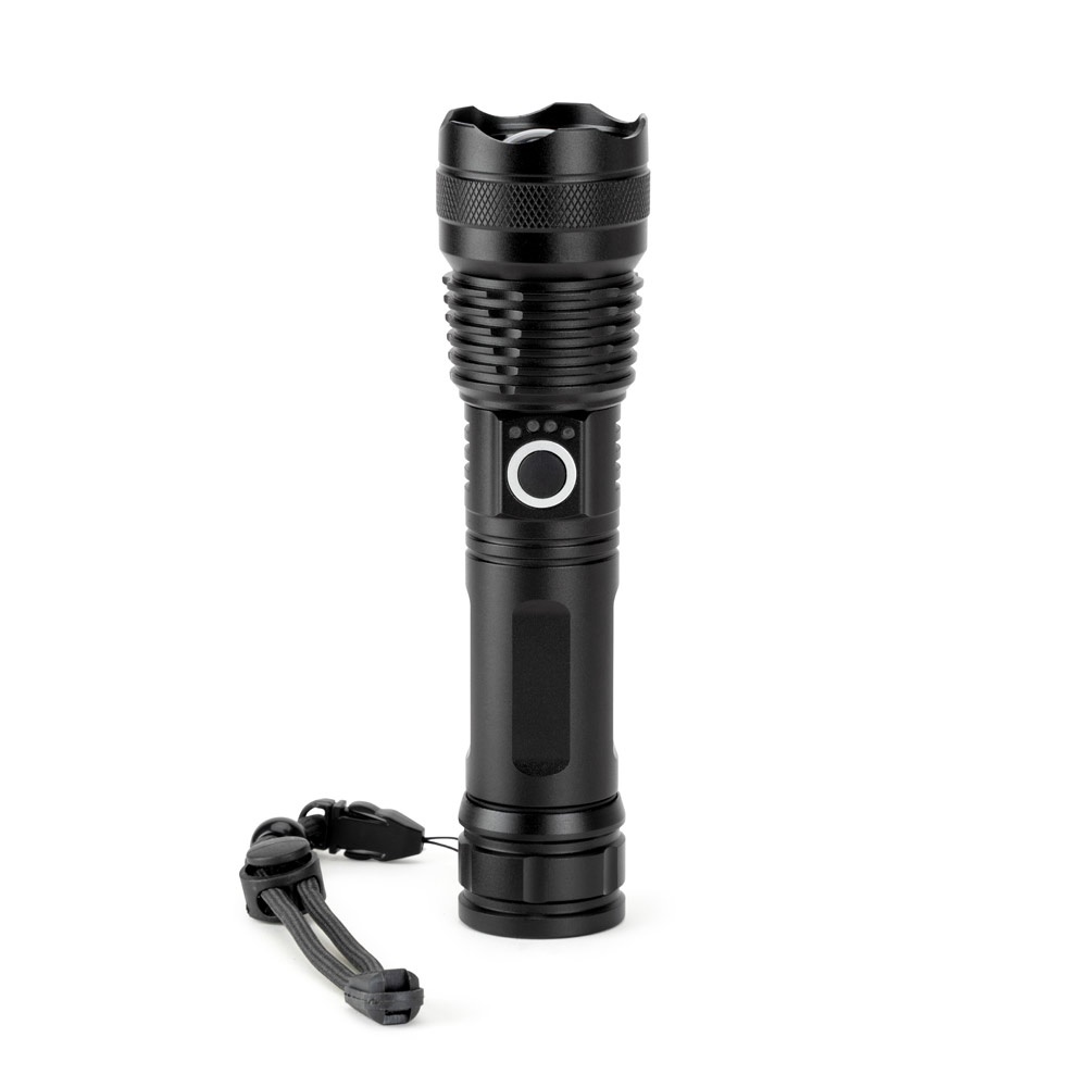 YVIAN. Torcia ricaricabile da 10 W realizzata in alluminio (100% rAL)
