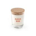 ZEN 180. Candela aromatica in una coppa di vetro con coperchio in sughero 180 g