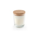 ZEN 80. Candela aromatica in una coppa di vetro con coperchio in sughero 80 g