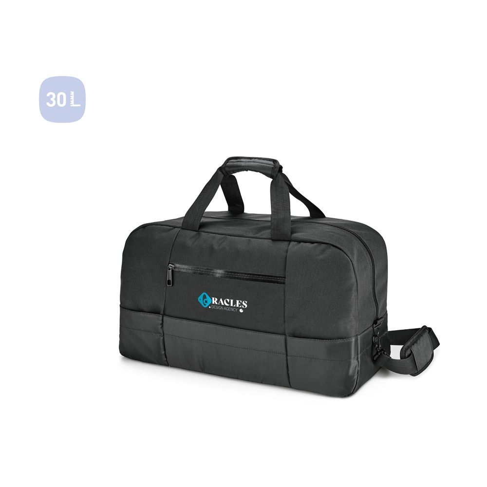 ZIPPERS SPORT. Borsa sportiva executive in 840D jaquard e poliestere 300D