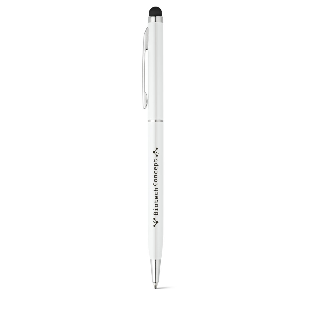 ZOE BK. Penna a sfera in alluminio con punta touch