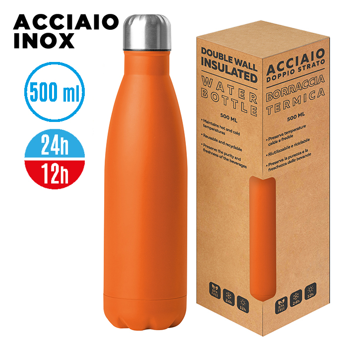 Steel Mat Bottle 500
