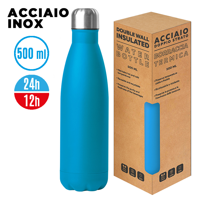 Steel Mat Bottle 500