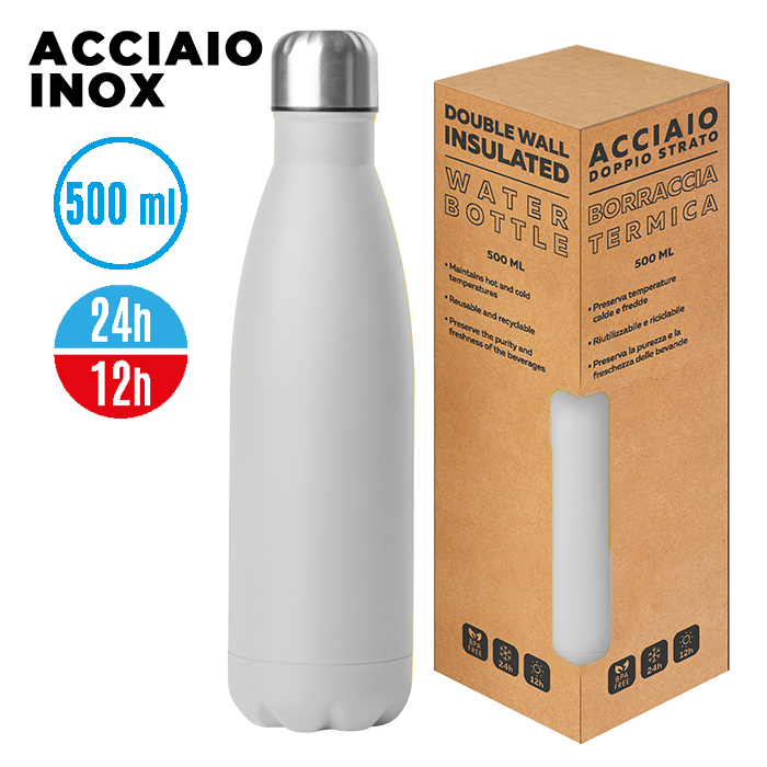 Steel Mat Bottle 500