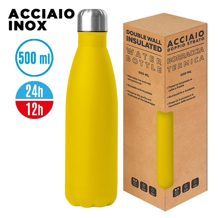 Steel Mat Bottle 500