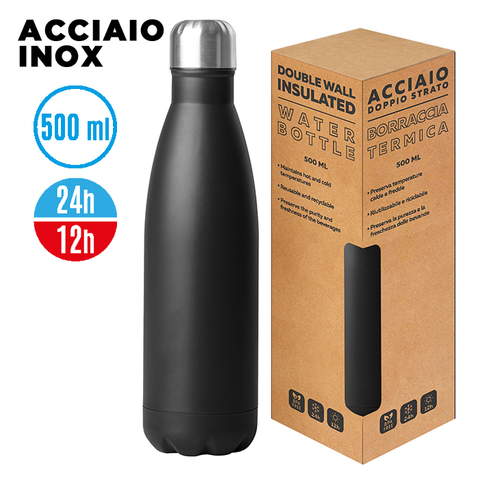 Steel Mat Bottle 500