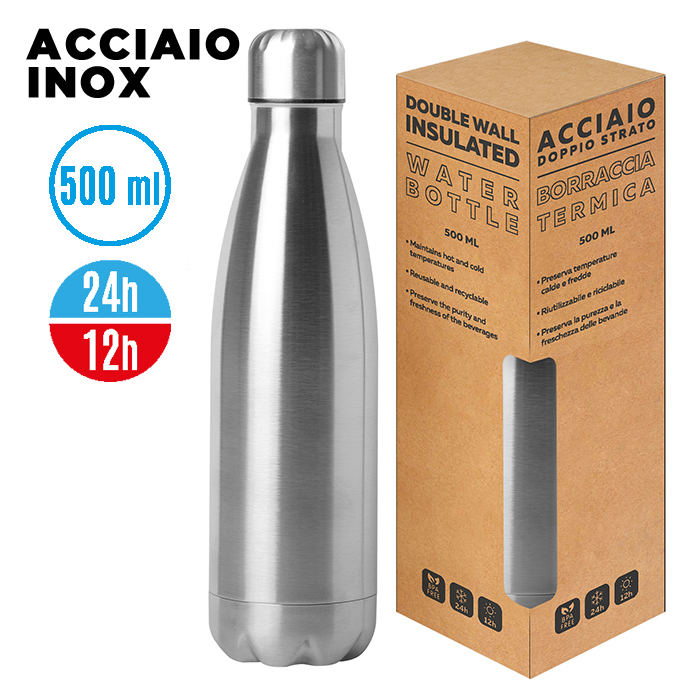 Steel Mat Bottle 500