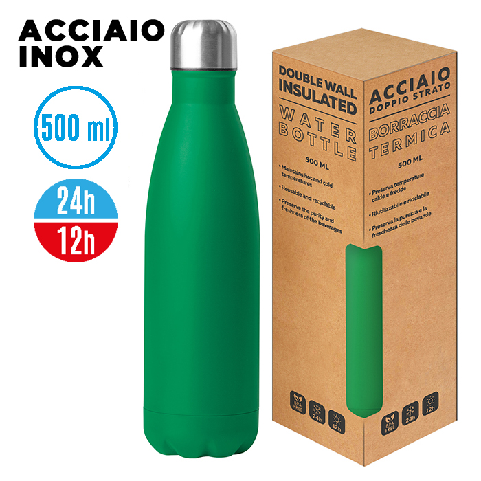 Steel Mat Bottle 500