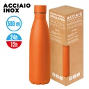 Steel Mat Bottle 500 Flat