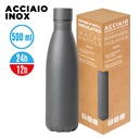 Steel Mat Bottle 500 Flat