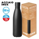 Steel Mat Bottle 500 Flat