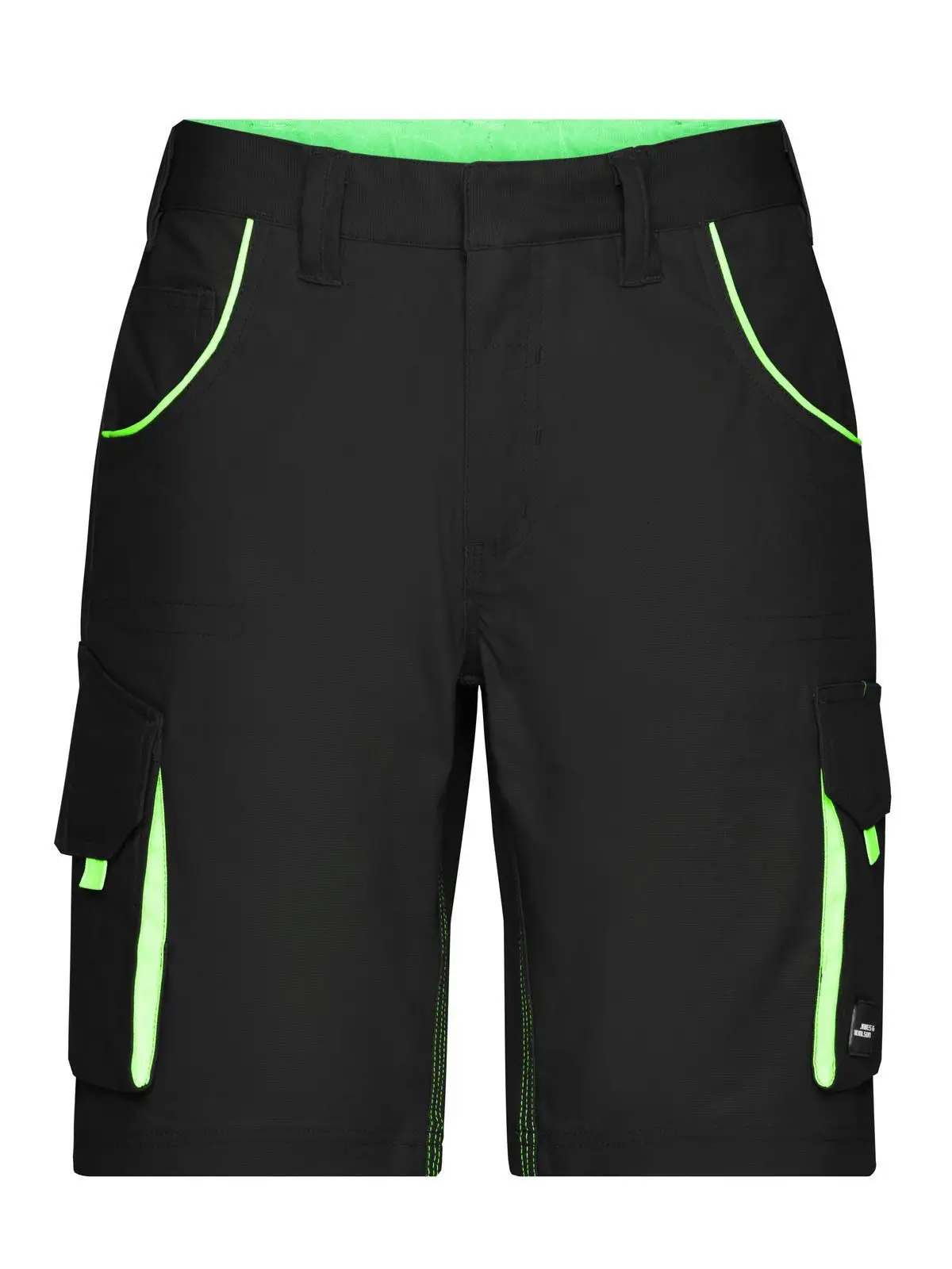black/lime-green