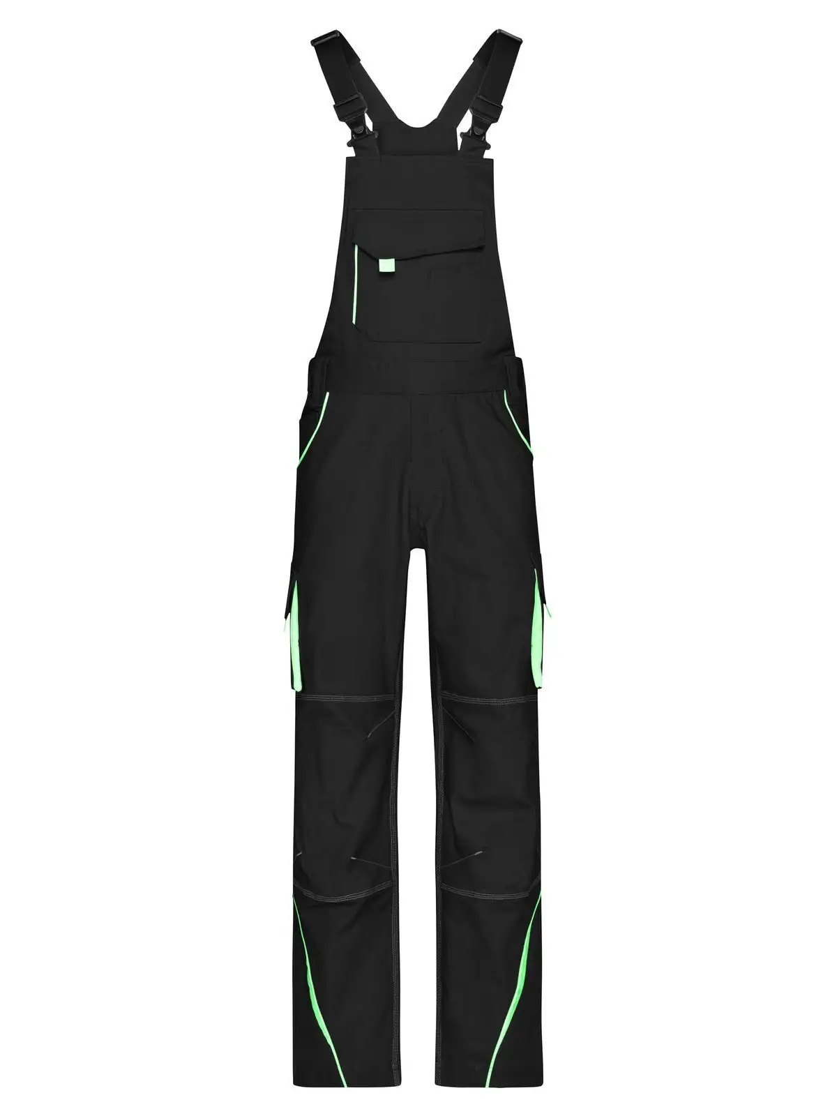 black/lime-green