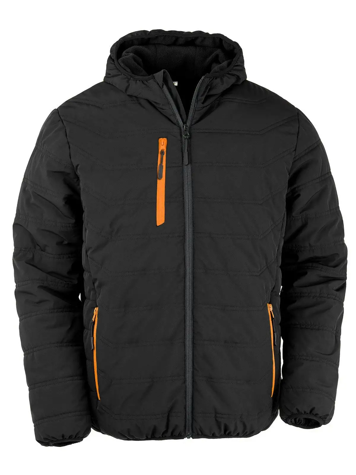 Black Compass Padded Winter Jacket