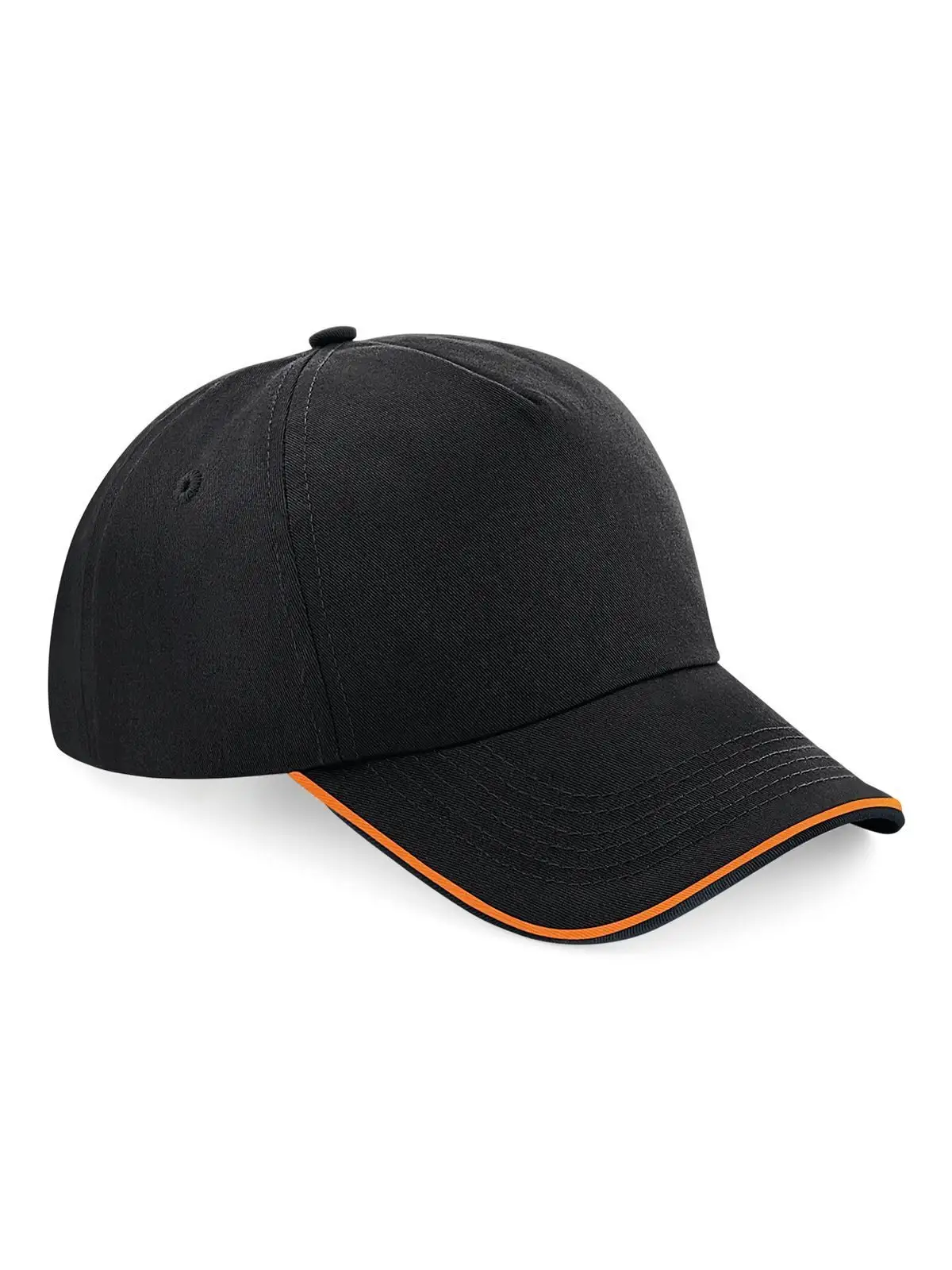 black/orange