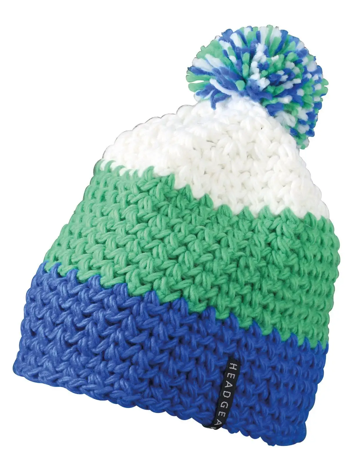 Crocheted Cap with Pompon