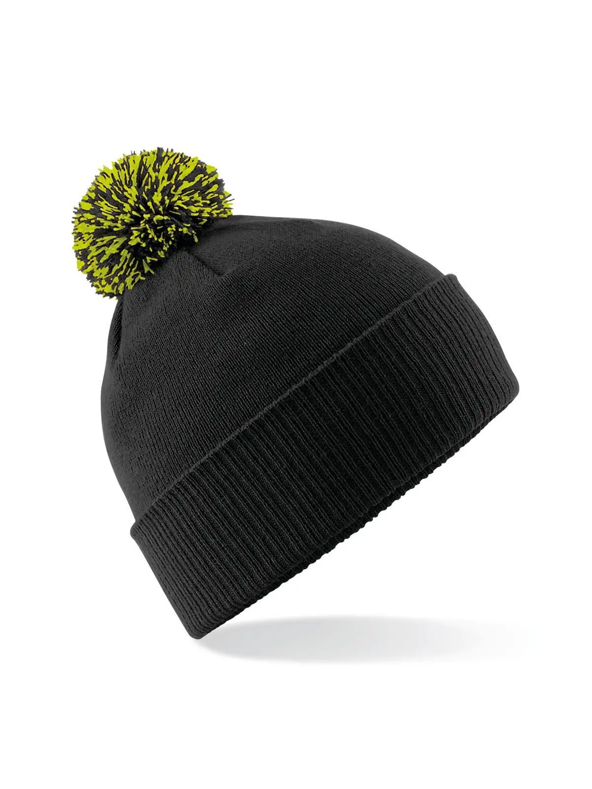 black/lime green